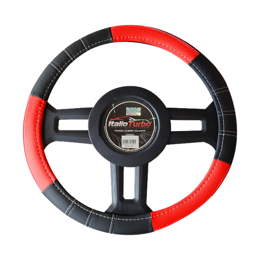 [FVO205LBKRD-TFI] FUNDA CUBRE VOLANTE TIPO VINIPIEL GRANDE PARA CAMIONETA 40CM <0.0>