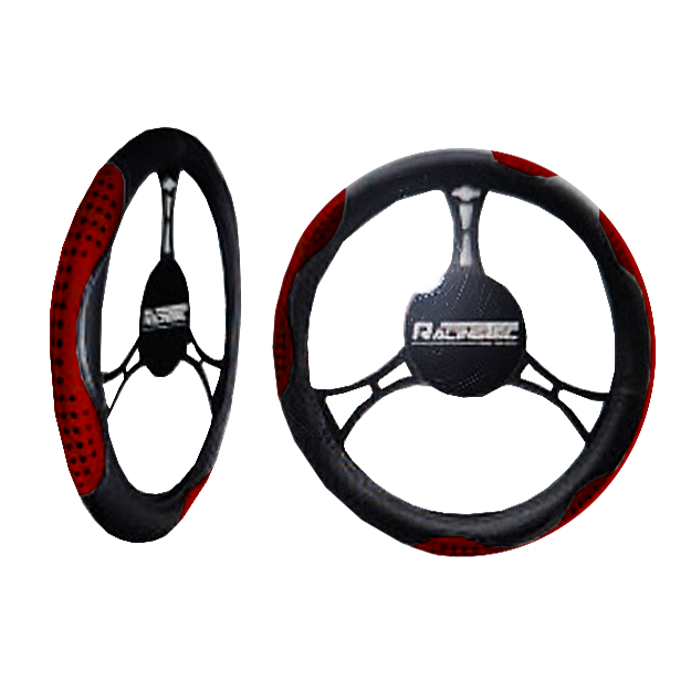 FUNDA CUBRE VOLANTE TIPO VINIPIEL GRANDE PARA CAMIONETA 40CM