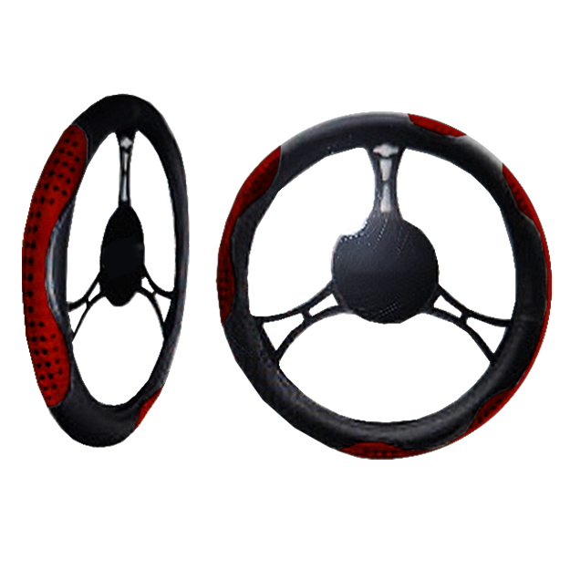 FUNDA CUBRE VOLANTE TIPO VINIPIEL GRANDE PARA CAMIONETA 40CM