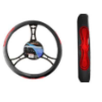 FUNDA CUBRE VOLANTE TIPO VINIPIEL GRANDE PARA CAMIONETA 40CM