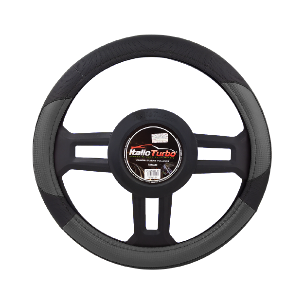 FUNDA CUBRE VOLANTE TIPO VINIPIEL GRANDE PARA CAMIONETA 40CM