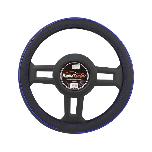 FUNDA CUBRE VOLANTE TIPO VINIPIEL GRANDE PARA CAMIONETA 40CM