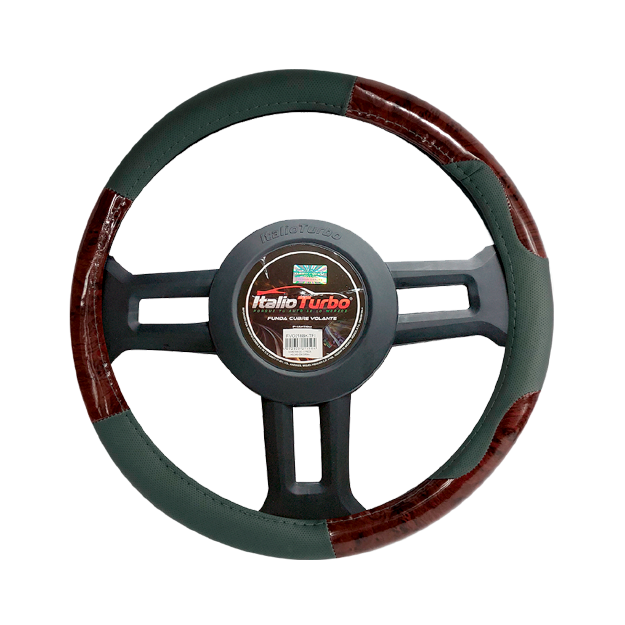 FUNDA CUBRE VOLANTE TIPO VINIPIEL GRANDE PARA CAMIONETA 40CM
