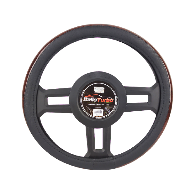 FUNDA CUBRE VOLANTE TIPO VINIPIEL GRANDE PARA CAMIONETA 40CM