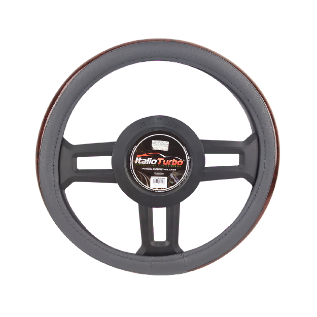 FUNDA CUBRE VOLANTE TIPO VINIPIEL GRANDE PARA CAMIONETA 40CM