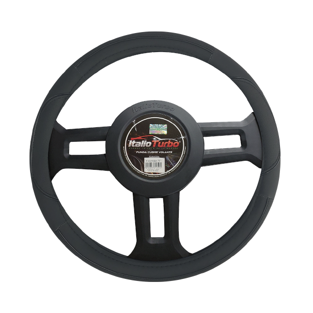 FUNDA CUBRE VOLANTE TIPO VINIPIEL GRANDE PARA CAMIONETA 40CM