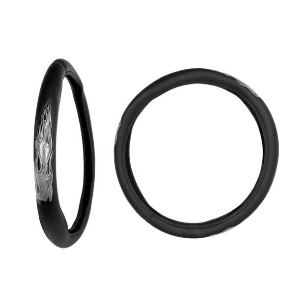 FUNDA CUBRE VOLANTE TIPO REFLEJANTE XL PARA CAMION 45CM