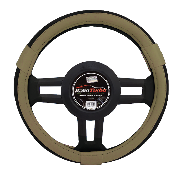 FUNDA CUBRE VOLANTE TIPO VINIPIEL GRANDE PARA CAMIONETA 40CM