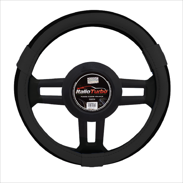 FUNDA CUBRE VOLANTE TIPO VINIPIEL GRANDE PARA CAMIONETA 40CM