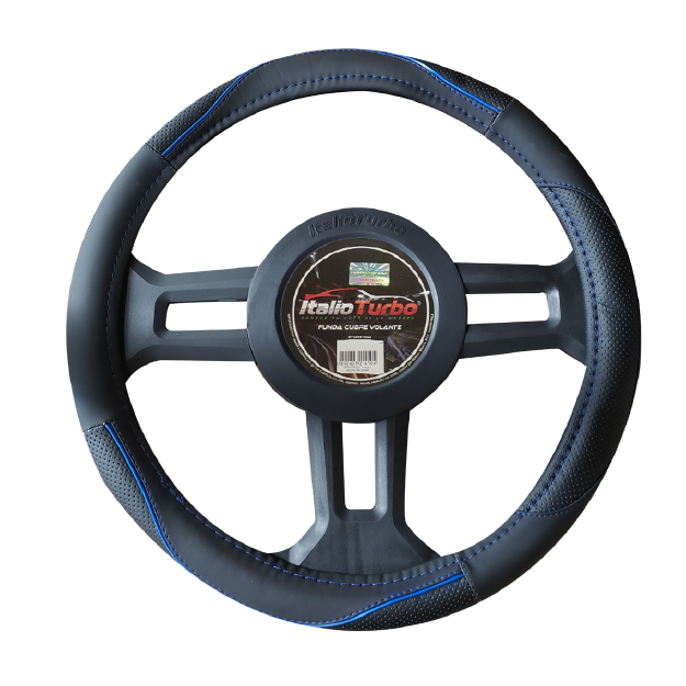 FUNDA CUBRE VOLANTE TIPO VINIPIEL GRANDE PARA CAMIONETA 40CM