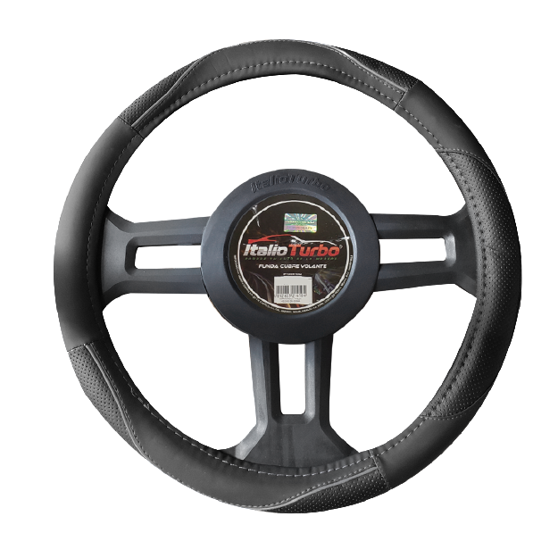 FUNDA CUBRE VOLANTE TIPO VINIPIEL GRANDE PARA CAMIONETA 40CM