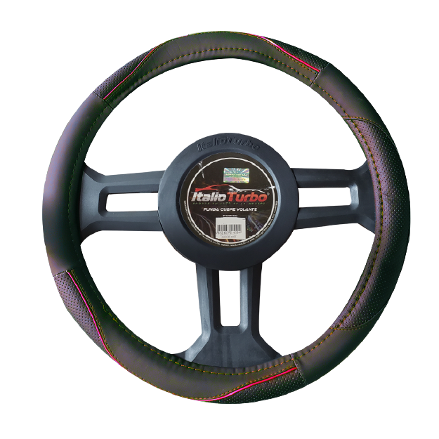 FUNDA CUBRE VOLANTE TIPO VINIPIEL GRANDE PARA CAMIONETA 40CM