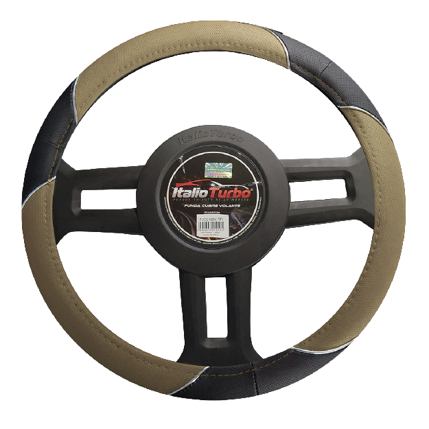 FUNDA CUBRE VOLANTE TIPO VINIPIEL GRANDE PARA CAMIONETA 40CM
