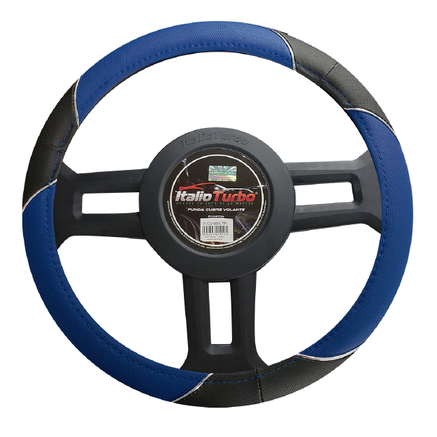 FUNDA CUBRE VOLANTE TIPO VINIPIEL GRANDE PARA CAMIONETA 40CM