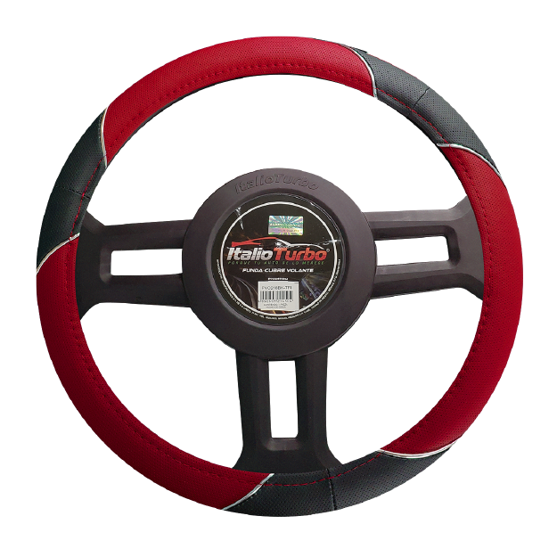 FUNDA CUBRE VOLANTE TIPO VINIPIEL GRANDE PARA CAMIONETA 40CM
