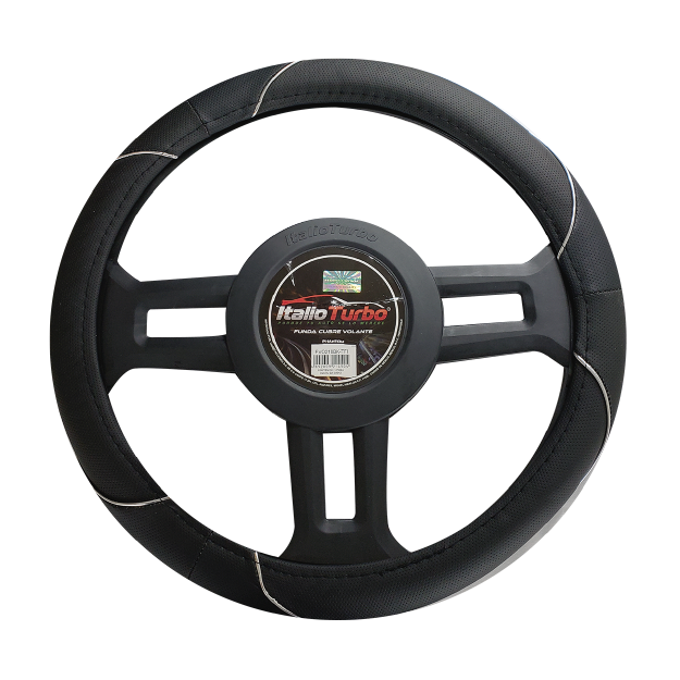 FUNDA CUBRE VOLANTE TIPO VINIPIEL GRANDE PARA CAMIONETA 40CM
