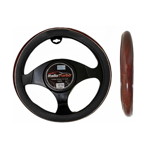 FUNDA CUBRE VOLANTE TIPO VINIPIEL GRANDE PARA CAMIONETA 40CM