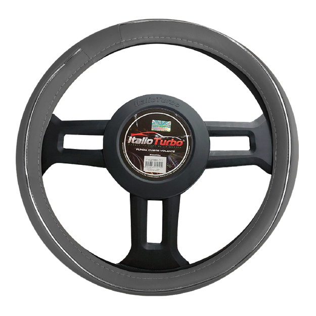 FUNDA CUBRE VOLANTE TIPO VINIPIEL GRANDE PARA CAMIONETA 40CM