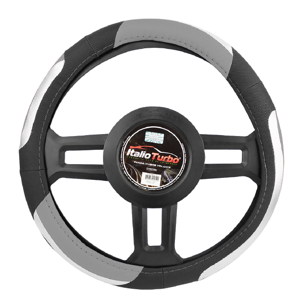 FUNDA CUBRE VOLANTE TIPO VINIPIEL GRANDE PARA CAMIONETA 40CM