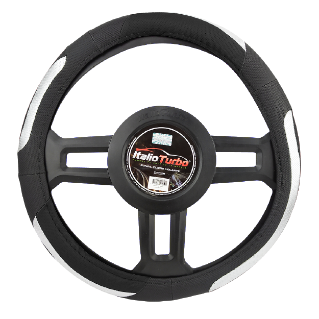 FUNDA CUBRE VOLANTE TIPO VINIPIEL GRANDE PARA CAMIONETA 40CM