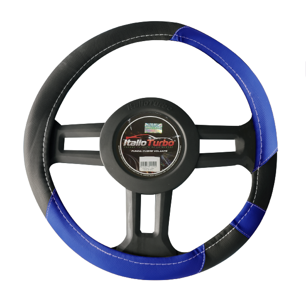 FUNDA CUBRE VOLANTE TIPO VINIPIEL GRANDE PARA CAMIONETA 40CM