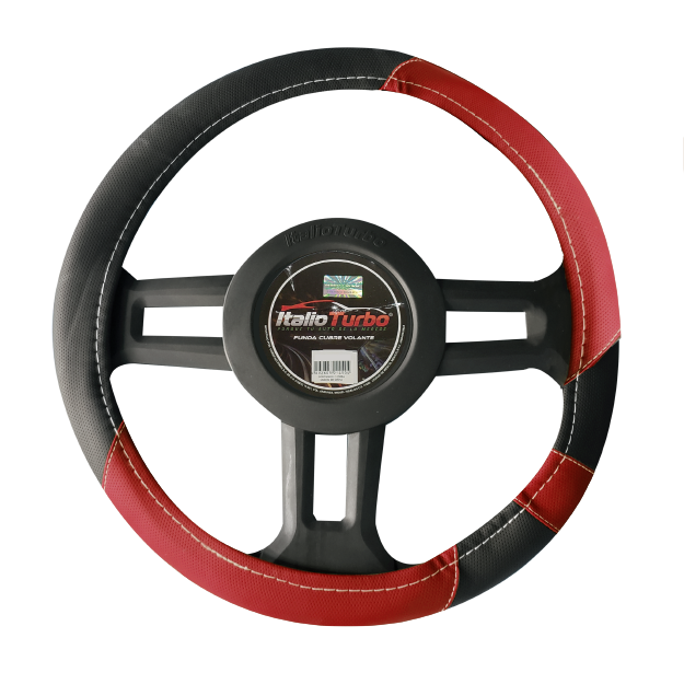 FUNDA CUBRE VOLANTE TIPO VINIPIEL GRANDE PARA CAMIONETA 40CM