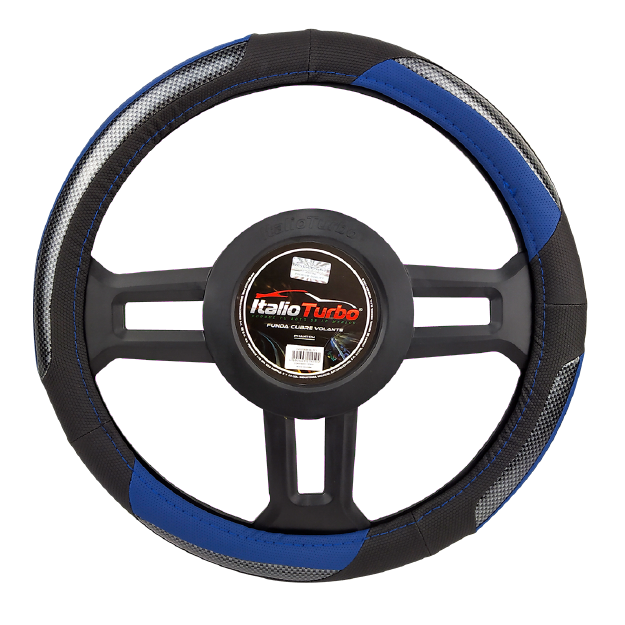 FUNDA CUBRE VOLANTE TIPO VINIPIEL GRANDE PARA CAMIONETA 40CM