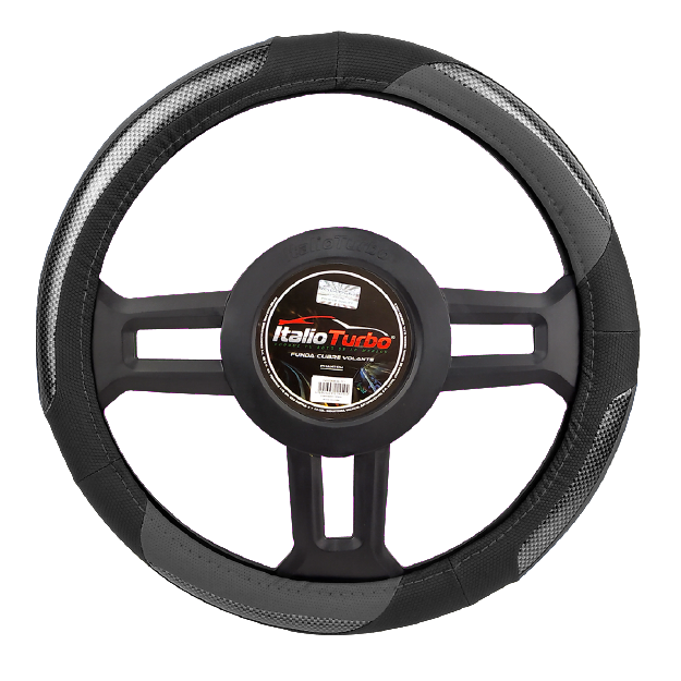 FUNDA CUBRE VOLANTE TIPO VINIPIEL GRANDE PARA CAMIONETA 40CM