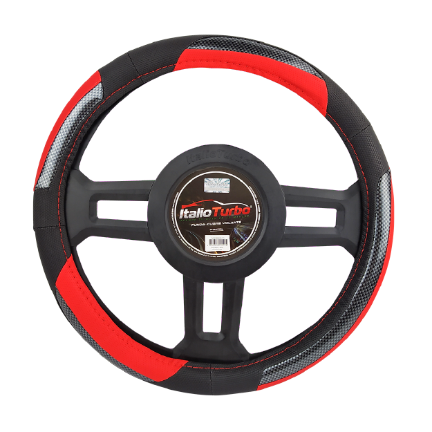 FUNDA CUBRE VOLANTE TIPO VINIPIEL GRANDE PARA CAMIONETA 40CM