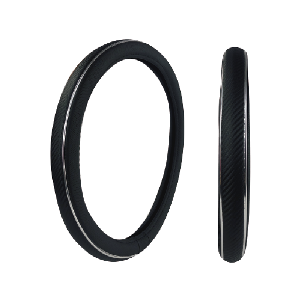 FUNDA CUBRE VOLANTE TIPO VINIPIEL GRANDE PARA CAMIONETA 40CM