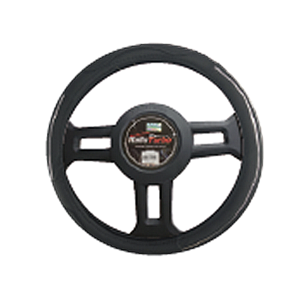 FUNDA CUBRE VOLANTE TIPO VINIPIEL GRANDE PARA CAMIONETA 40CM