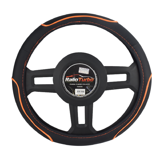 FUNDA CUBRE VOLANTE TIPO VINIPIEL GRANDE PARA CAMIONETA 40CM