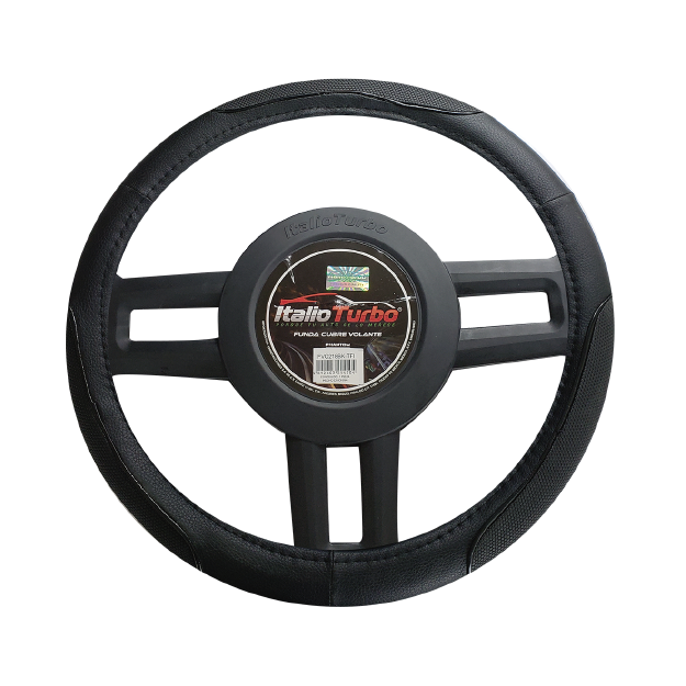 FUNDA CUBRE VOLANTE TIPO VINIPIEL GRANDE PARA CAMIONETA 40CM