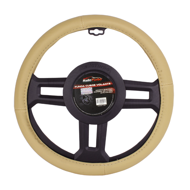 FUNDA CUBRE VOLANTE TIPO PIEL GRANDE PARA CAMIONETA 40 CM