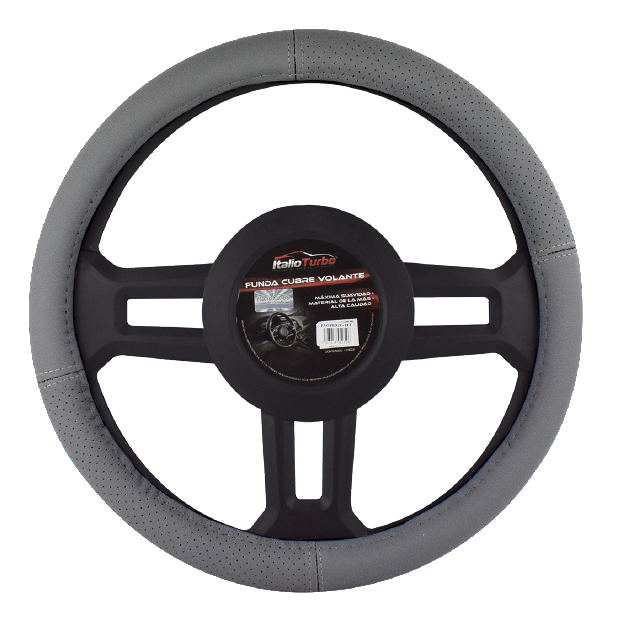 FUNDA CUBRE VOLANTE TIPO PIEL GRANDE PARA CAMIONETA 40 CM