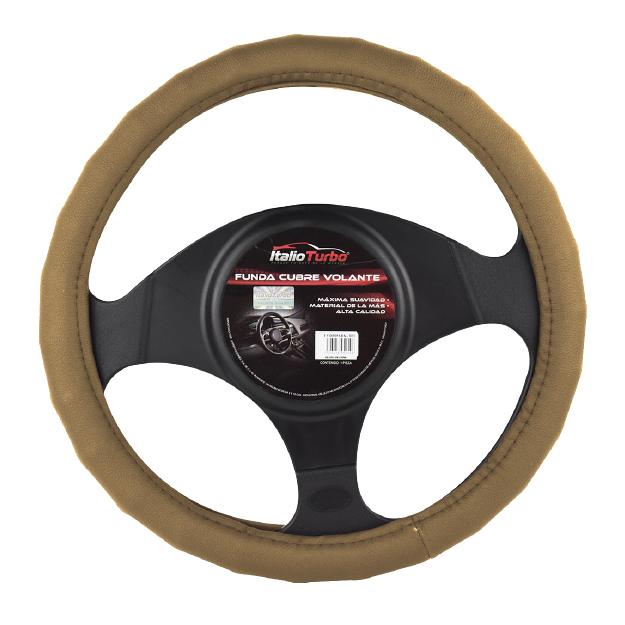 FUNDA CUBRE VOLANTE TIPO PIEL GRANDE PARA CAMIONETA 40 CM