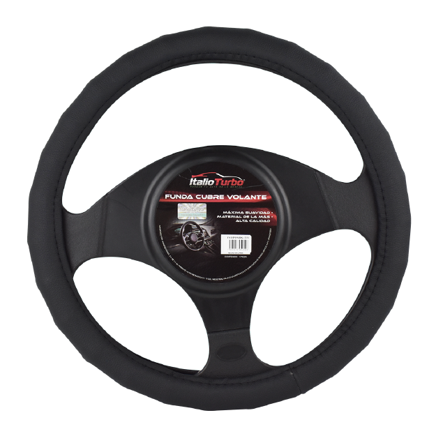 FUNDA CUBRE VOLANTE TIPO PIEL GRANDE PARA CAMIONETA 40 CM