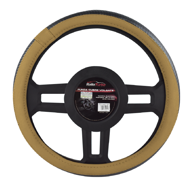 FUNDA CUBRE VOLANTE TIPO PIEL GRANDE PARA CAMIONETA 40 CM