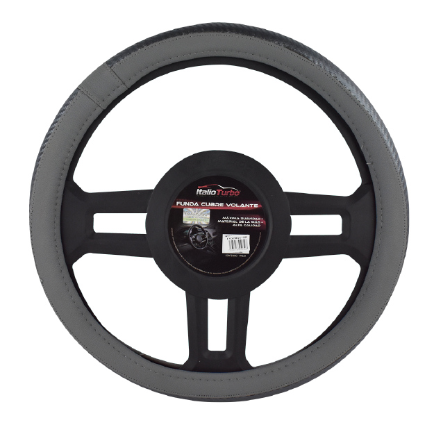 FUNDA CUBRE VOLANTE TIPO PIEL GRANDE PARA CAMIONETA 40 CM