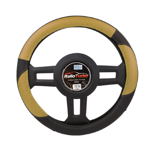 [FVO027LBKBG-TFI] FUNDA CUBRE VOLANTE TIPO VINIPIEL GRANDE PARA CAMIONETA 40CM <0.0>