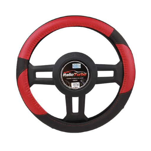 [FVO027LBKRD-TFI] FUNDA CUBRE VOLANTE TIPO VINIPIEL GRANDE PARA CAMIONETA 40CM <0.0>