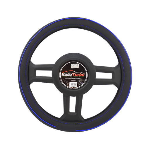 [FVO052LBKBL-TFI] FUNDA CUBRE VOLANTE TIPO VINIPIEL GRANDE PARA CAMIONETA 40CM <0.0>