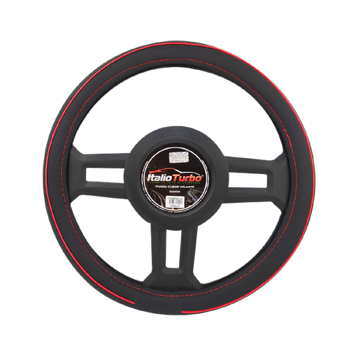 [FVO052LBKRD-TFI] FUNDA CUBRE VOLANTE TIPO VINIPIEL GRANDE PARA CAMIONETA 40CM <0.0>