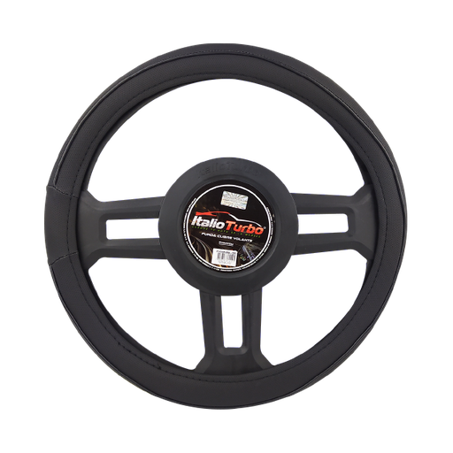 [FVO052LBK-TFI] FUNDA CUBRE VOLANTE TIPO VINIPIEL GRANDE PARA CAMIONETA 40CM <0.0>
