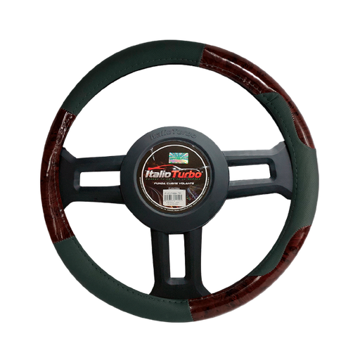 [FVO067LBK-TFI] FUNDA CUBRE VOLANTE TIPO VINIPIEL GRANDE PARA CAMIONETA 40CM <0.0>