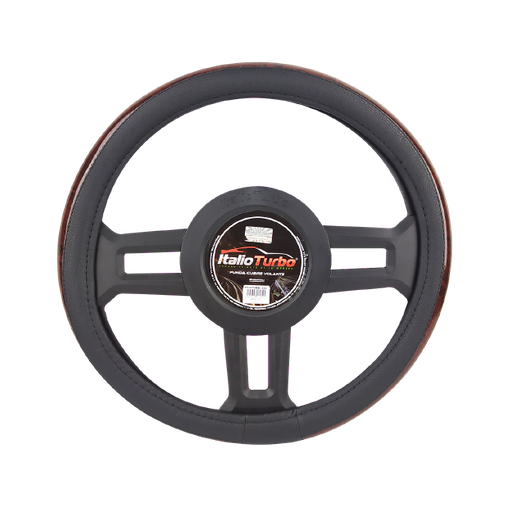 [FVO073LBK-TFI] FUNDA CUBRE VOLANTE TIPO VINIPIEL GRANDE PARA CAMIONETA 40CM <0.0>