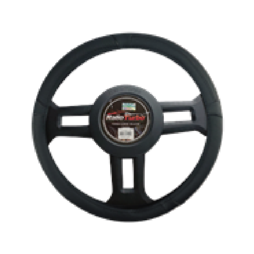 [FVO095LBK-TFI] FUNDA CUBRE VOLANTE TIPO VINIPIEL GRANDE PARA CAMIONETA 40CM <0.0>