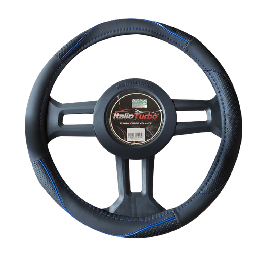 [FVO202LBKBL-TFI] FUNDA CUBRE VOLANTE TIPO VINIPIEL GRANDE PARA CAMIONETA 40CM <0.0>