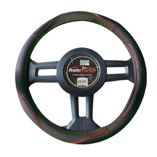 [FVO202LBKRD-TFI] FUNDA CUBRE VOLANTE TIPO VINIPIEL GRANDE PARA CAMIONETA 40CM <0.0>