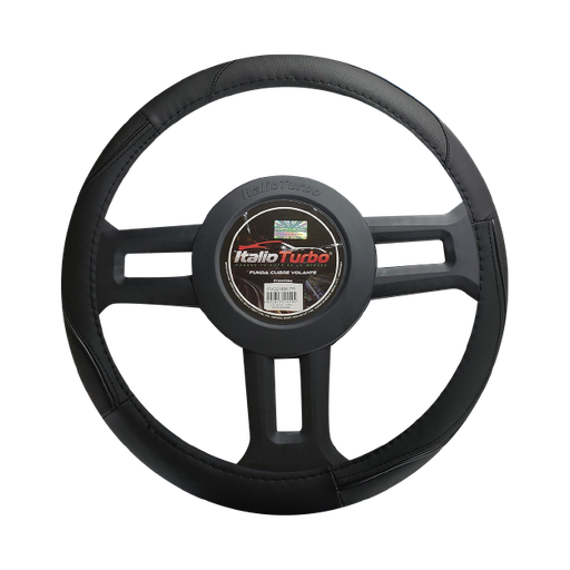 [FVO202LBK-TFI] FUNDA CUBRE VOLANTE TIPO VINIPIEL GRANDE PARA CAMIONETA 40CM <0.0>
